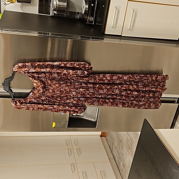 💕ASTR💕 Arlette Floral Sweetheart Long Sleeve Maxi Dress Floral Print Small NWT - Picture 12 of 16